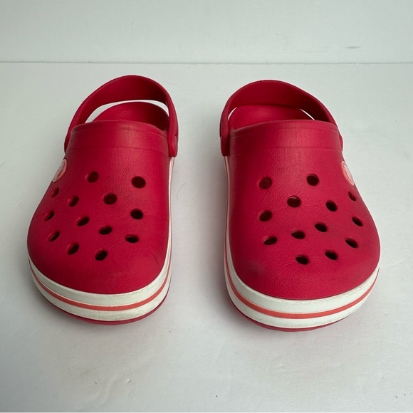Crocs Crocband Clogs Kid's Size 11 Shoes Raspberry Waterproof Summer Outdoor - Picture 6 of 8
